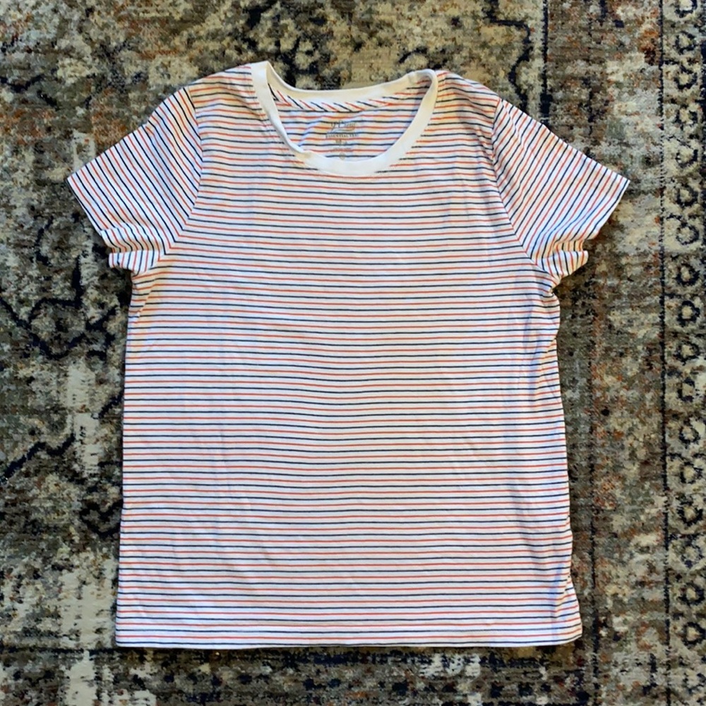 Jcrew Pinstripe Tee